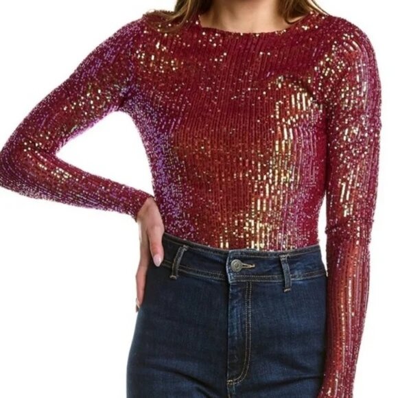 Gold Rush Long Sleeve Red - Picture 5 of 5